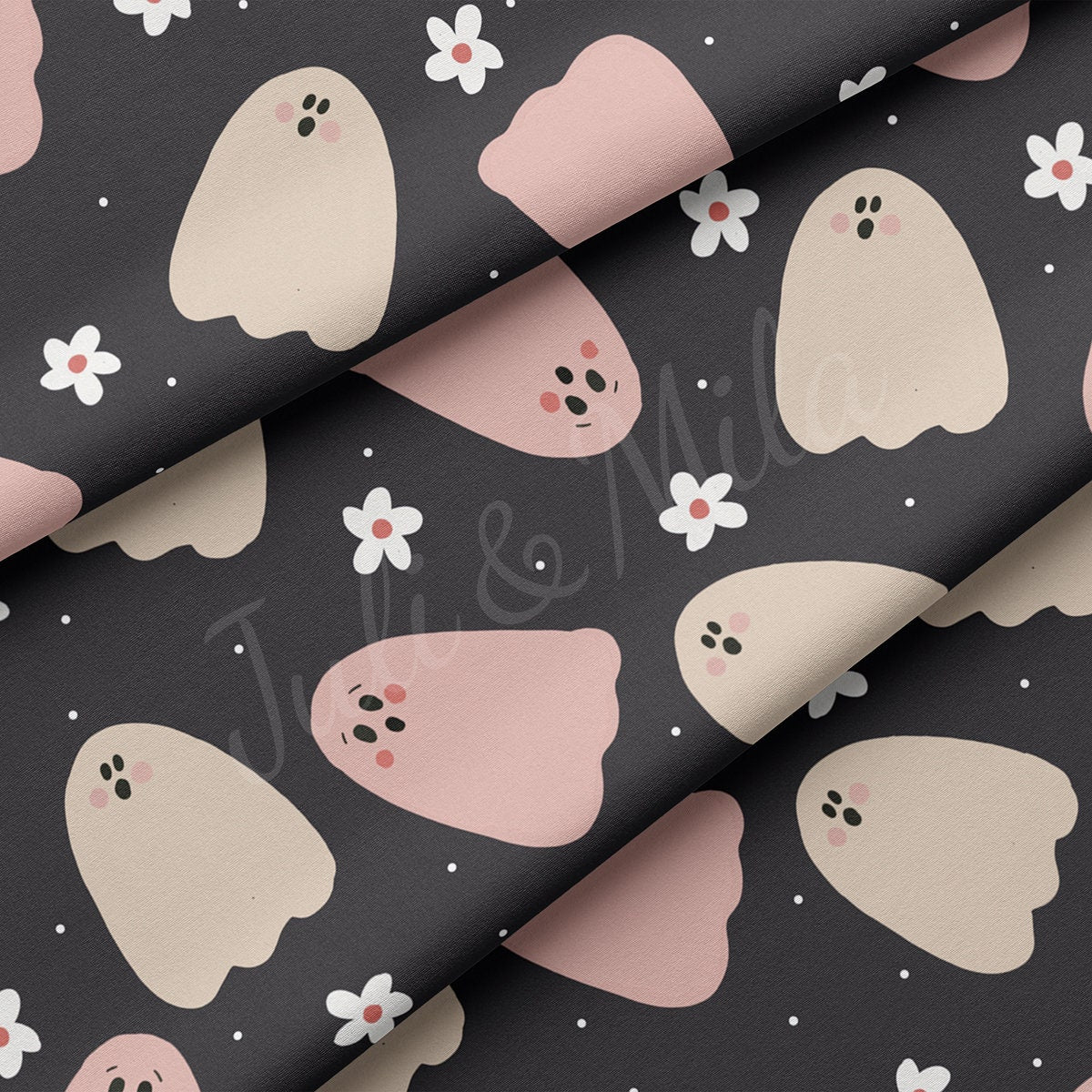 Double Brushed Polyester Fabric DBP1826 Halloween Autumn Fall