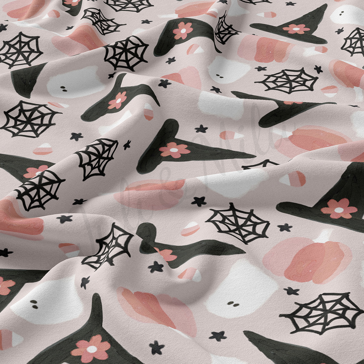 Double Brushed Polyester Fabric  DBP1828 Halloween Autumn Fall