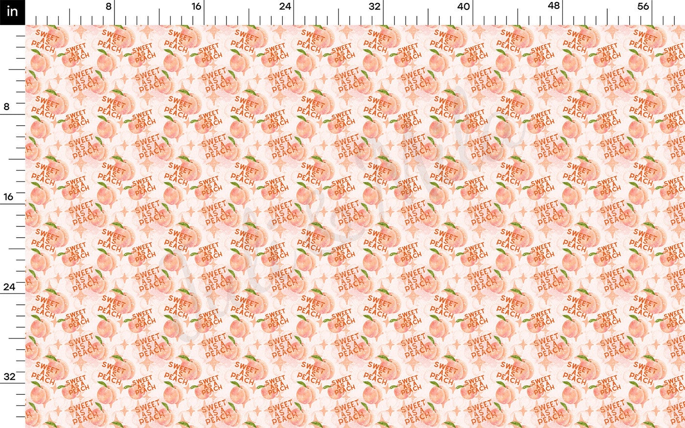 Sweet as peach Rib Knit Fabric  RBK1845