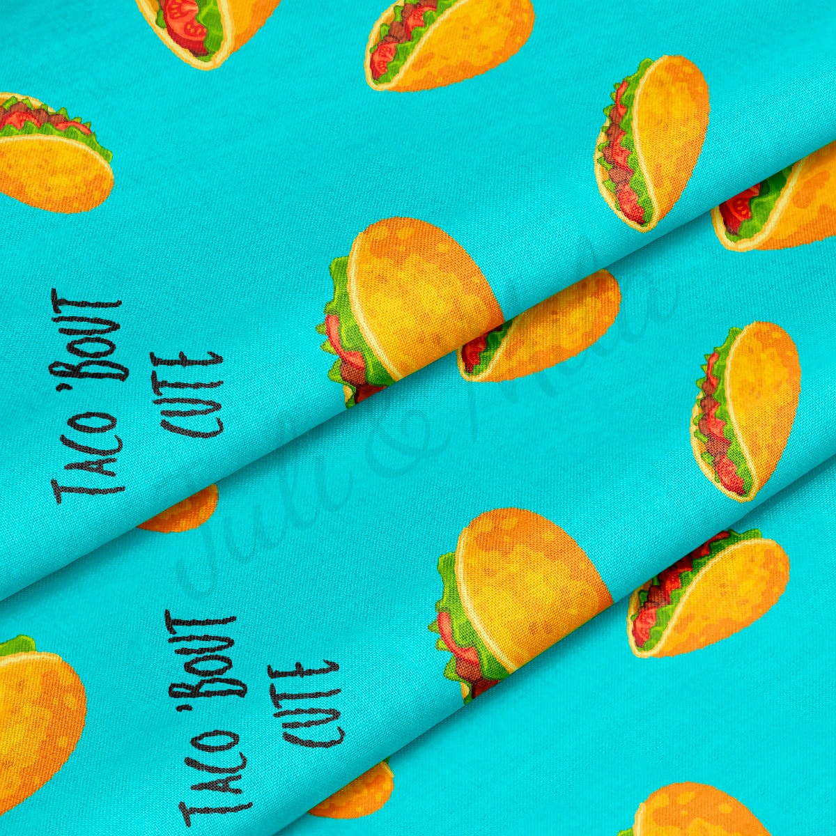 100% Cotton Fabric  tacos CTN286