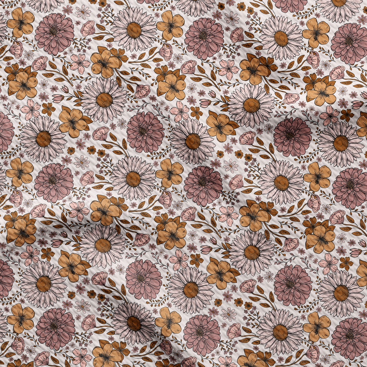 Bullet Textured Fabric  floral AA1864