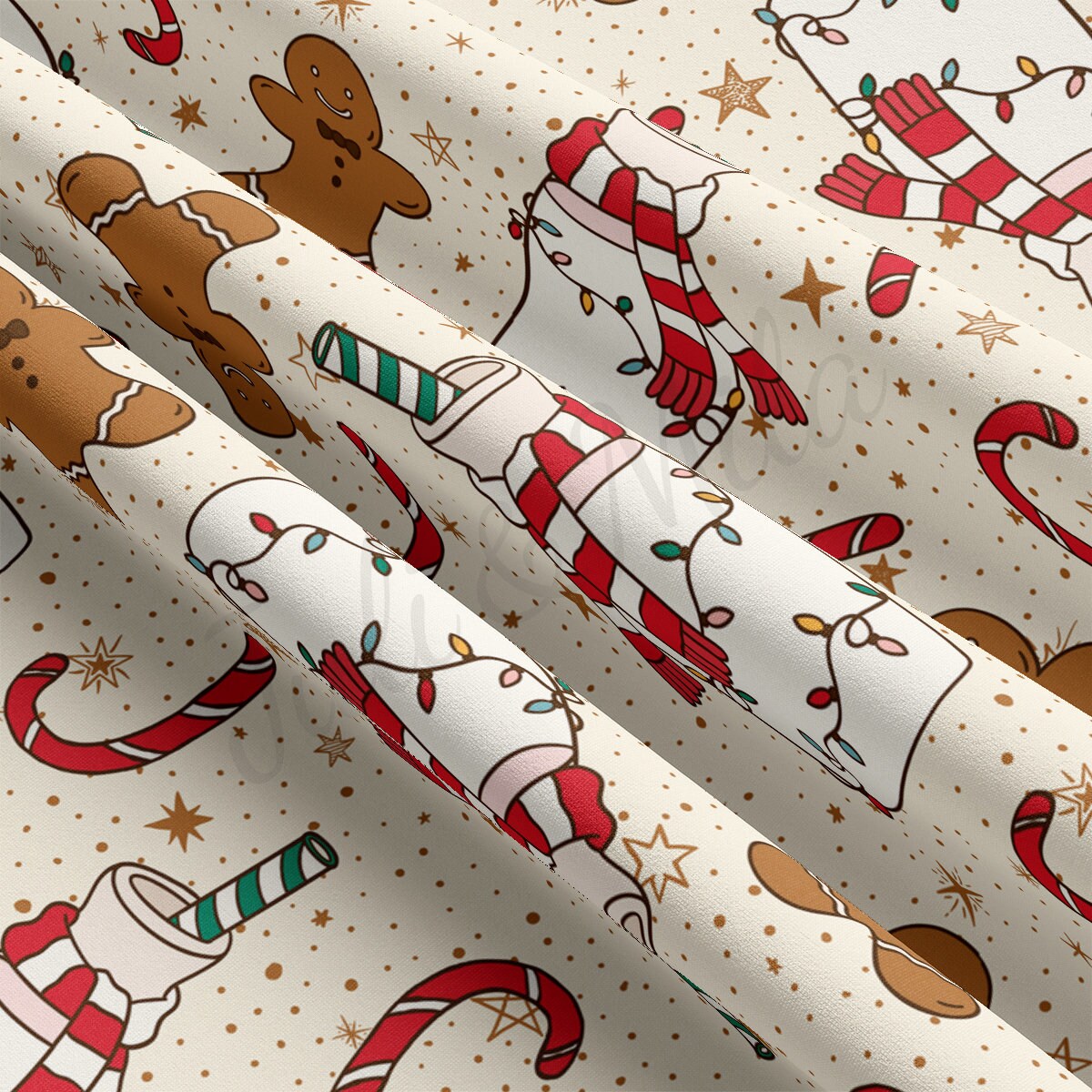 DBP Fabric Double Brushed Polyester Fabric DBP1881 christmas
