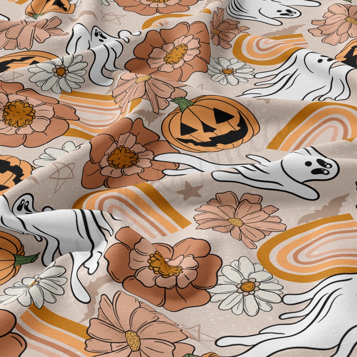 DBP Fabric Double Brushed Polyester Fabric DBP1889 halloween