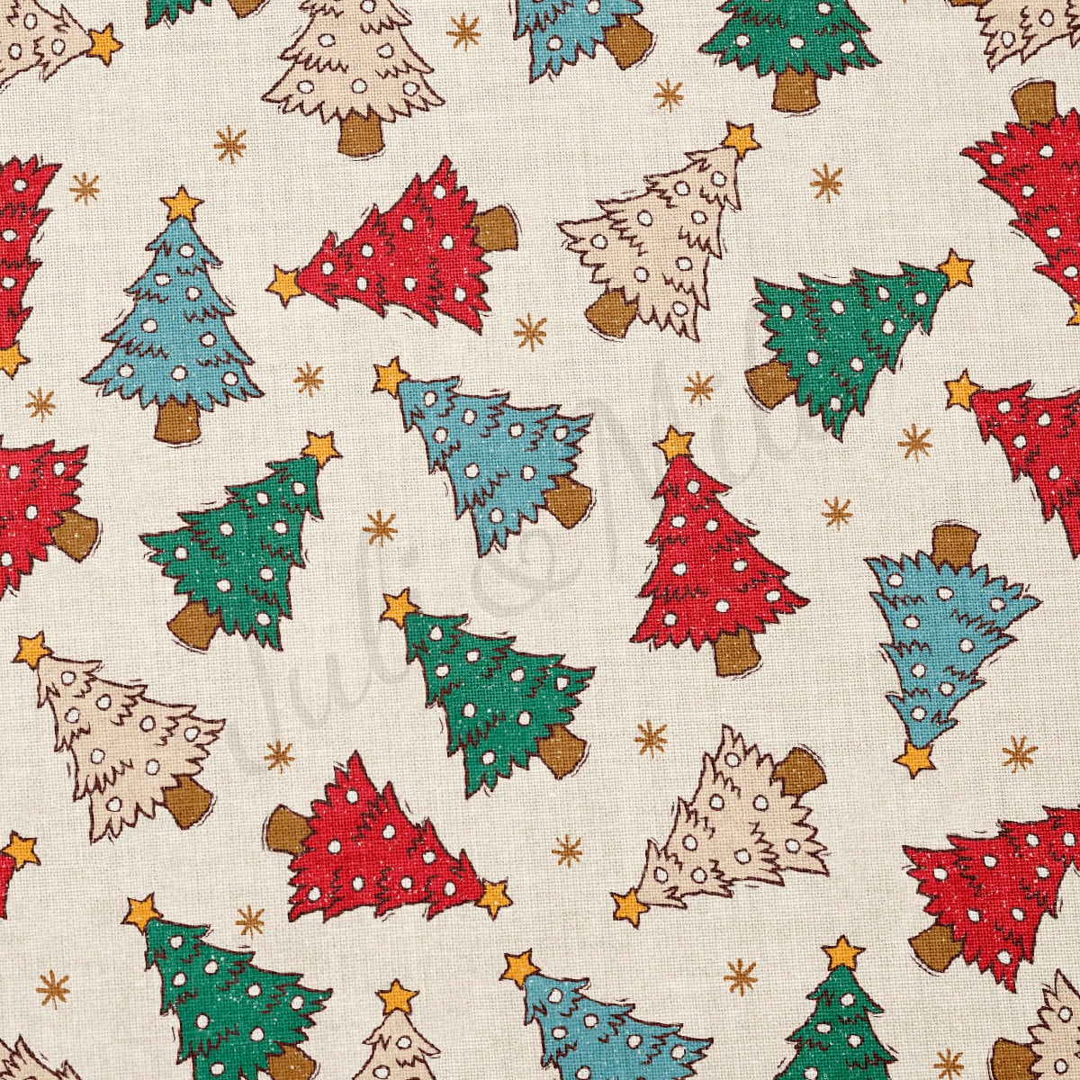 100% Cotton Fabric By the Yard Printed in USA Cotton Sateen -  Cotton christmas СTN1860