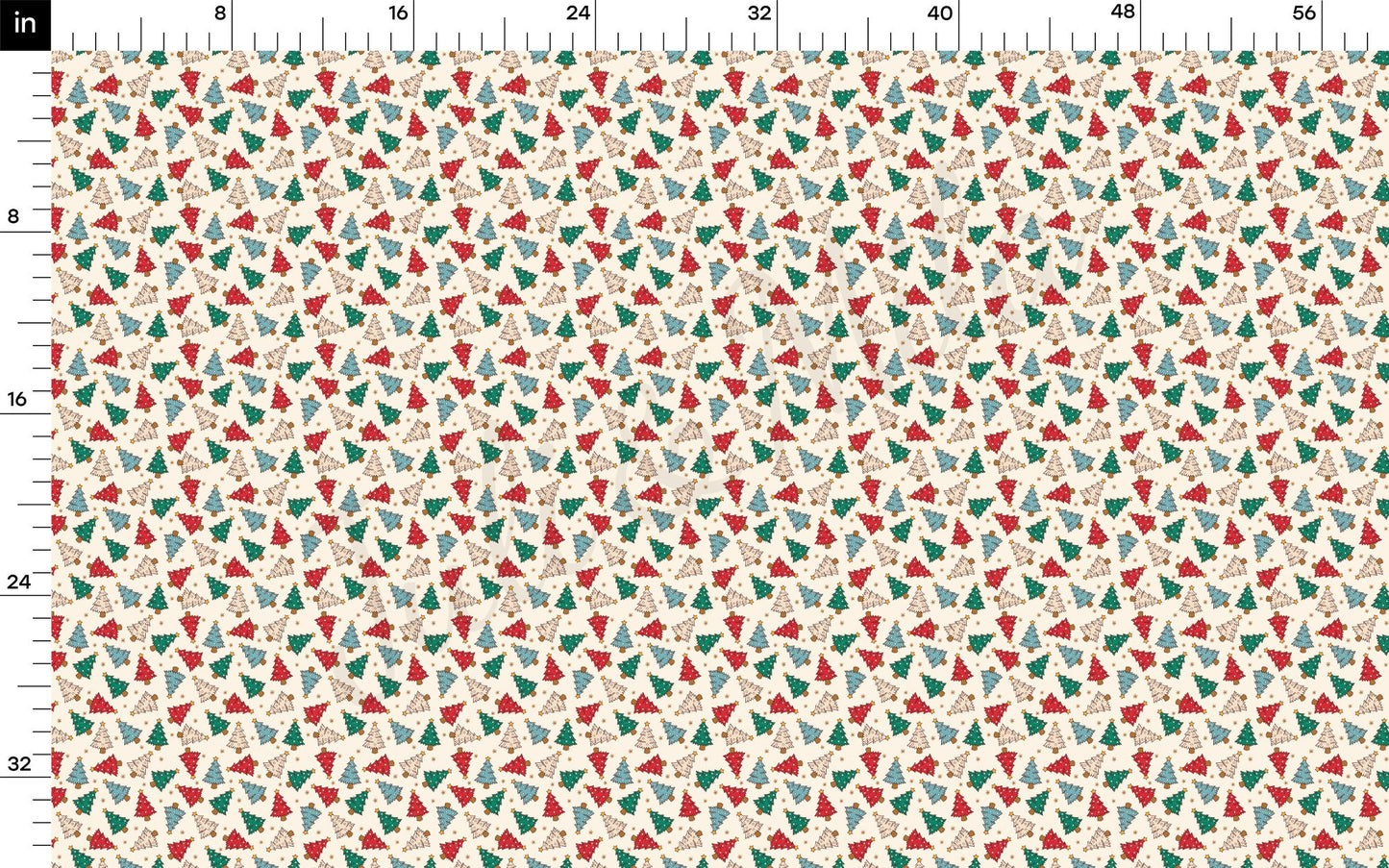 100% Cotton Fabric By the Yard Printed in USA Cotton Sateen -  Cotton christmas СTN1860