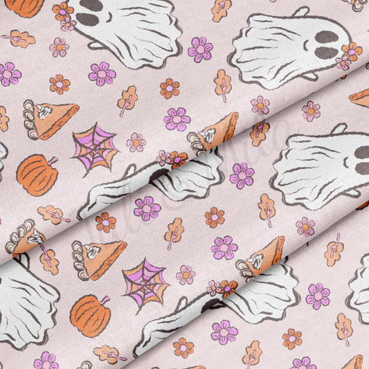 100% Cotton Fabric By the Yard Printed in USA Cotton Sateen -  Cotton Halloween  СTN1870