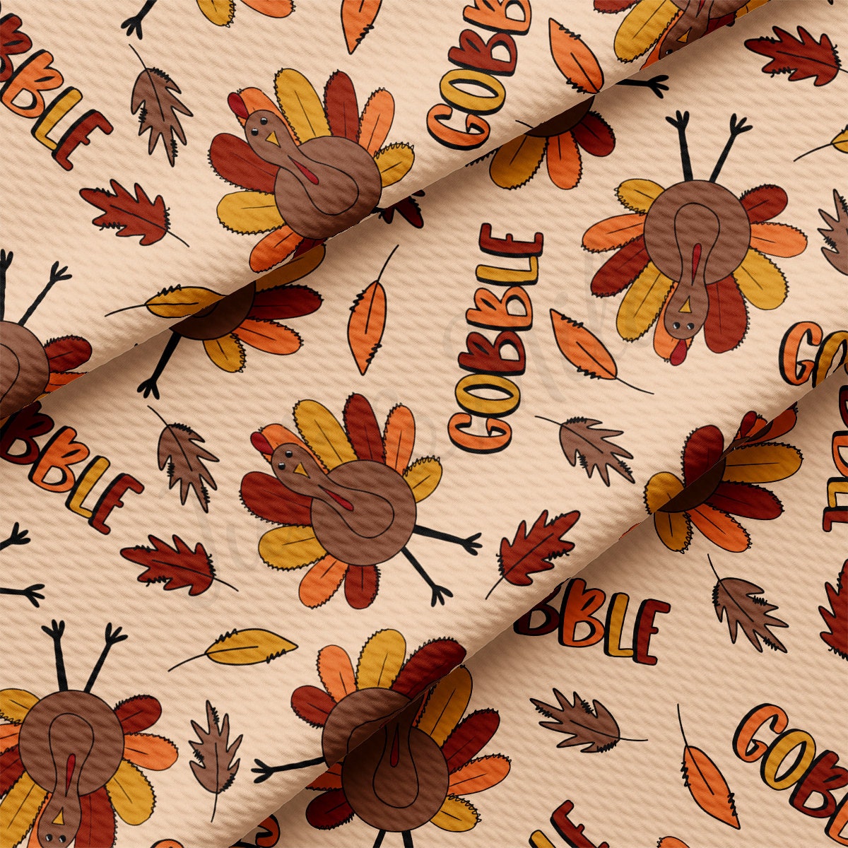 Autumn Fall Halloween Bullet Textured Fabric AA1942