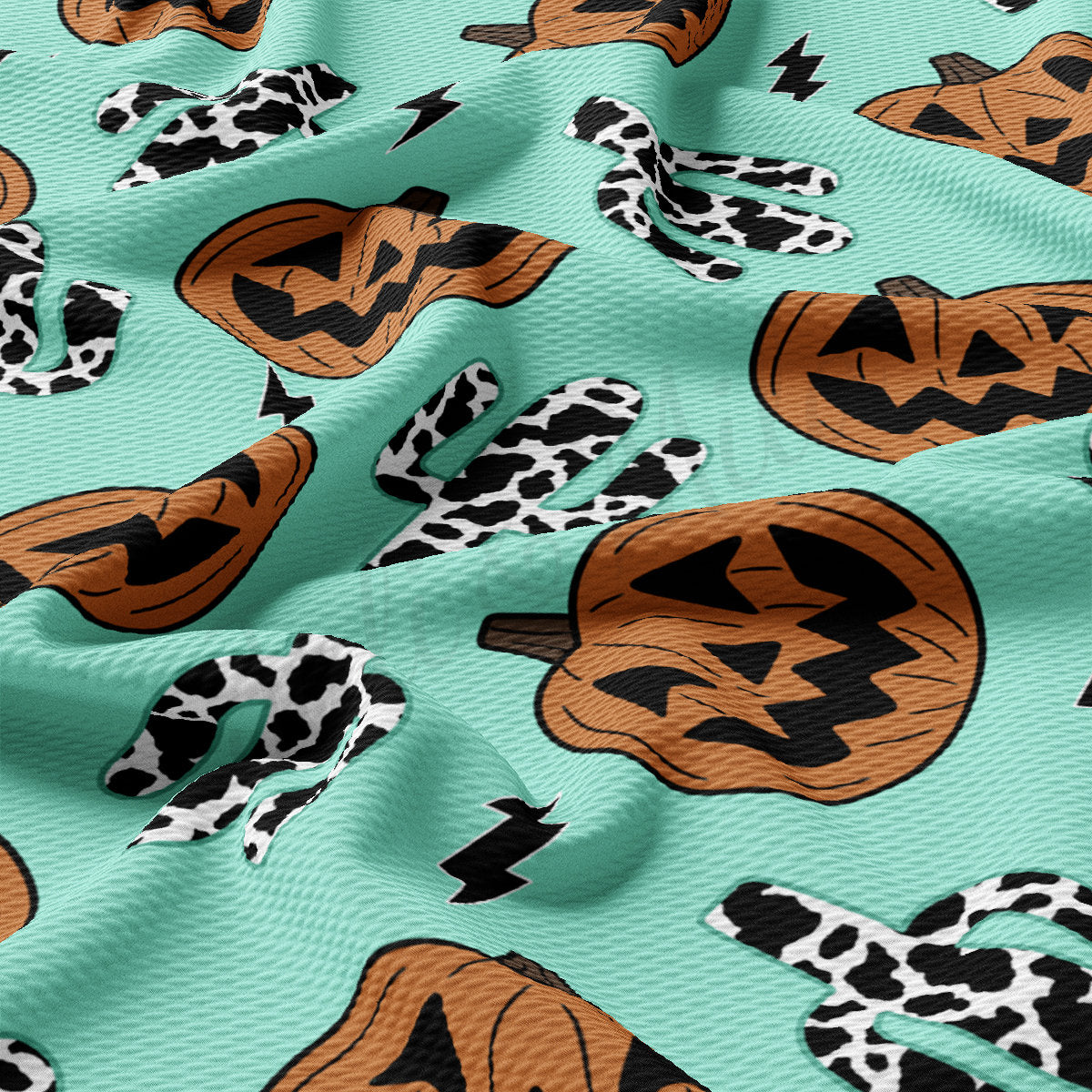 Autumn Fall Halloween Bullet Textured Fabric  AA1968