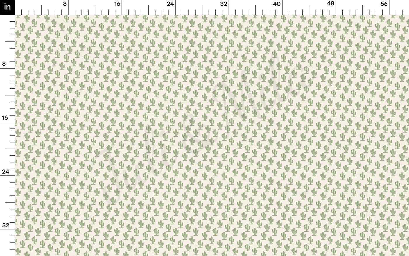 Western Boho  Bullet Textured Fabric  AA1943 cacti