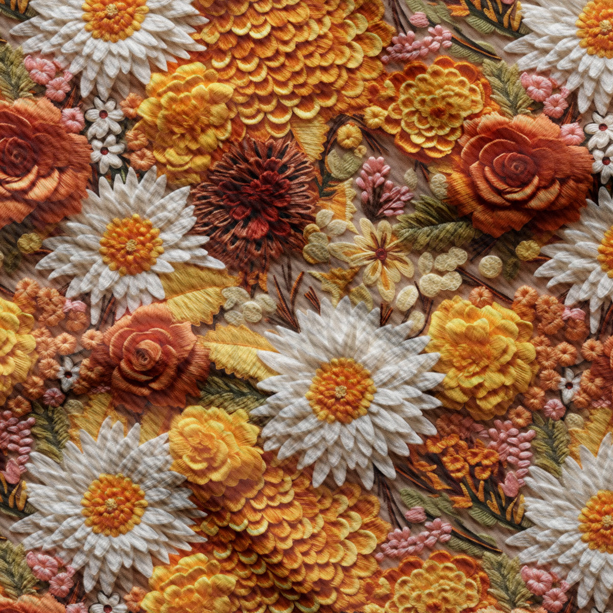 Autumn Fall Halloween  Bullet Textured Fabric AA1935
