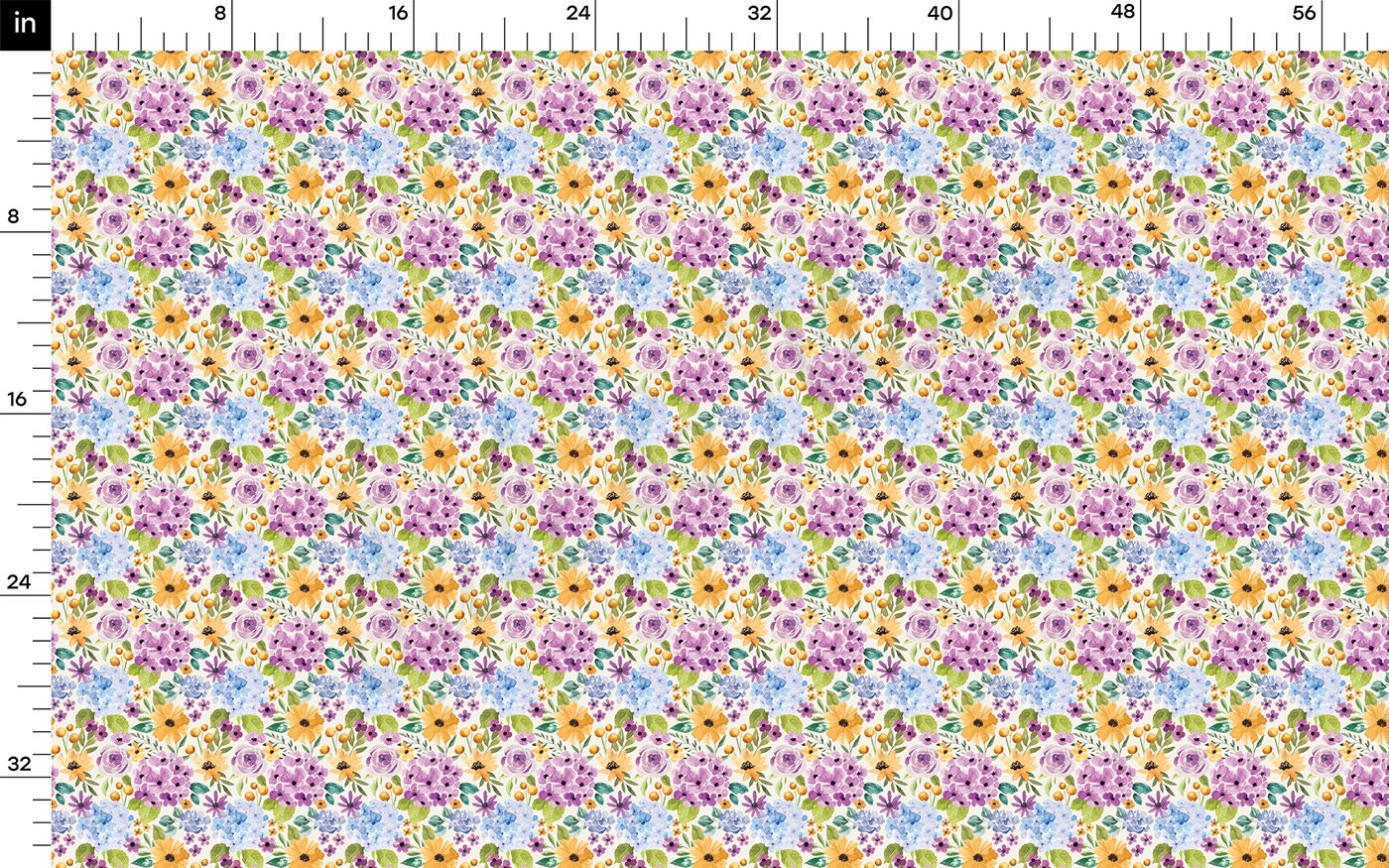 100% Cotton Fabric  floral CTN1640