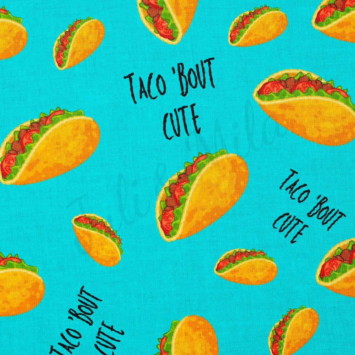 100% Cotton Fabric  tacos CTN286