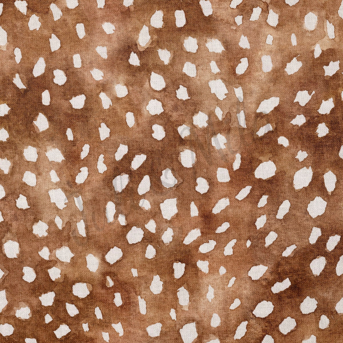 100% Cotton Fabric brown spots