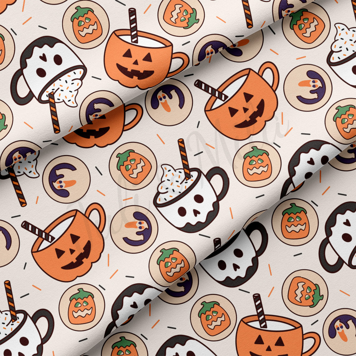 DBP Fabric Double Brushed Polyester Fabric DBP1874 halloween