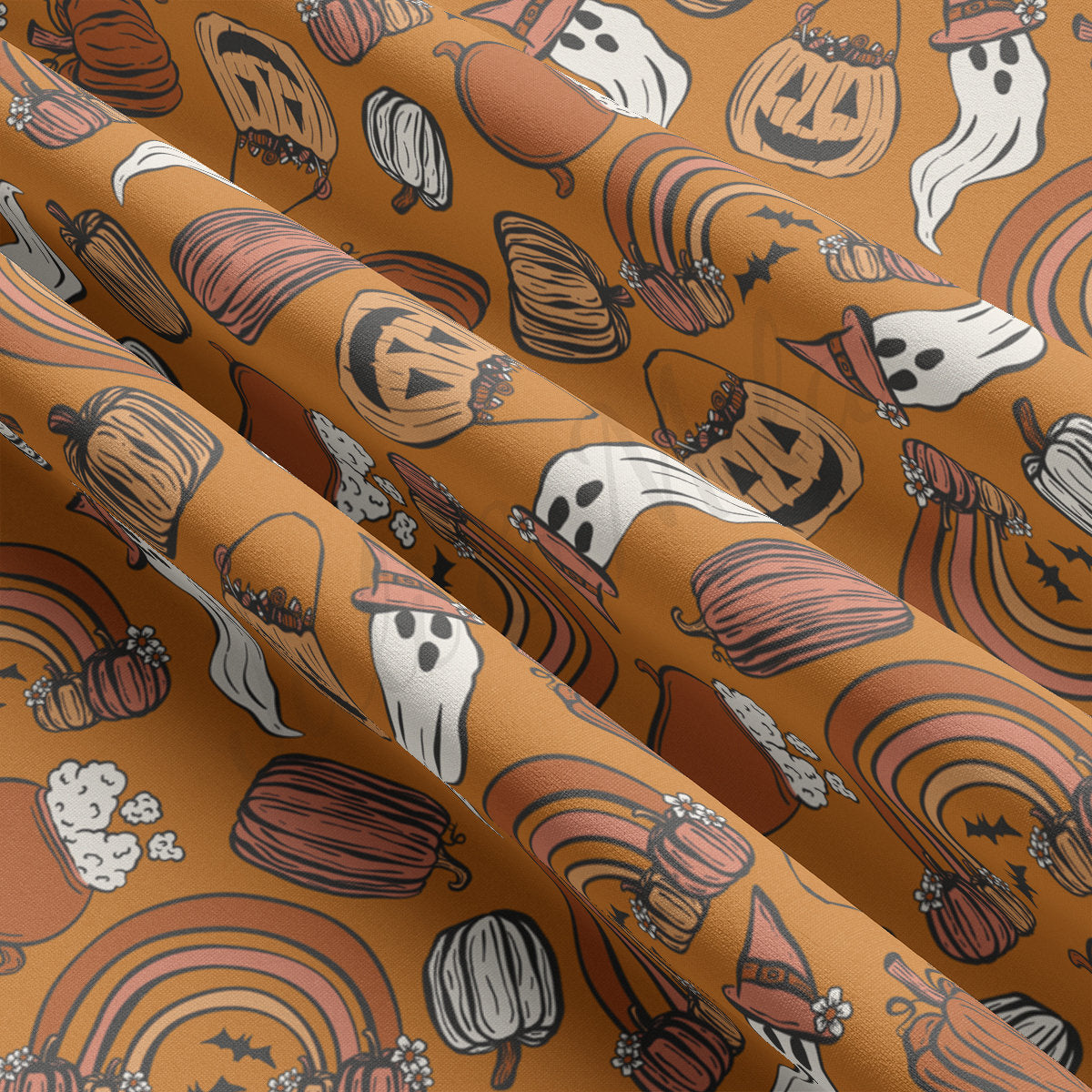 DBP Fabric Double Brushed Polyester Fabric DBP1875 halloween