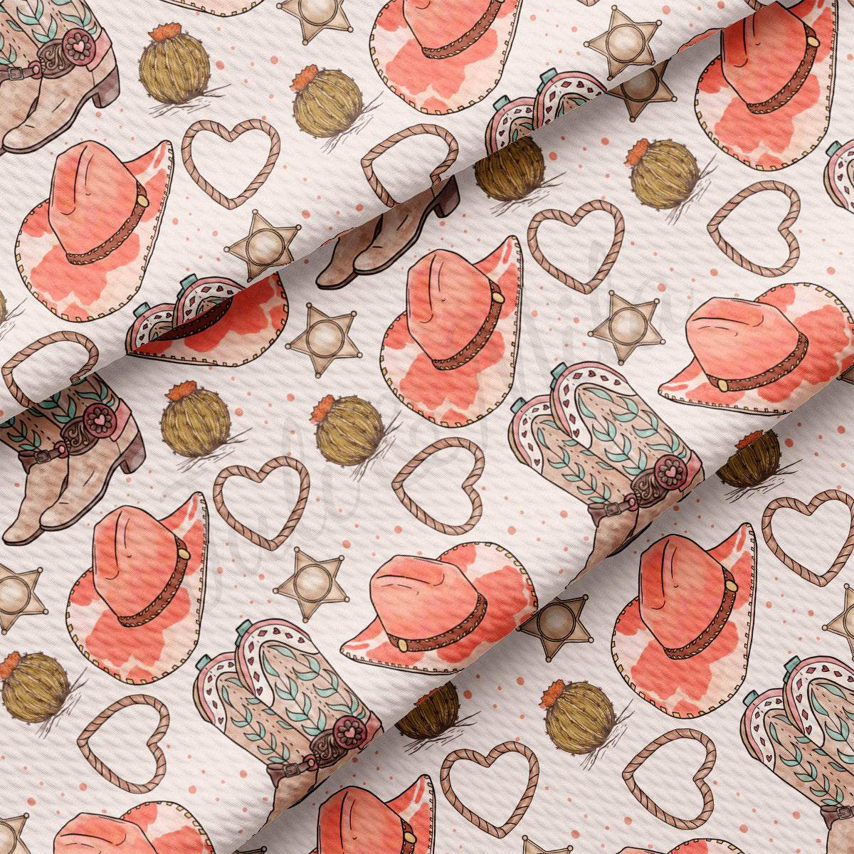Valentines Day  Bullet Textured Fabric AA1911 cowboy