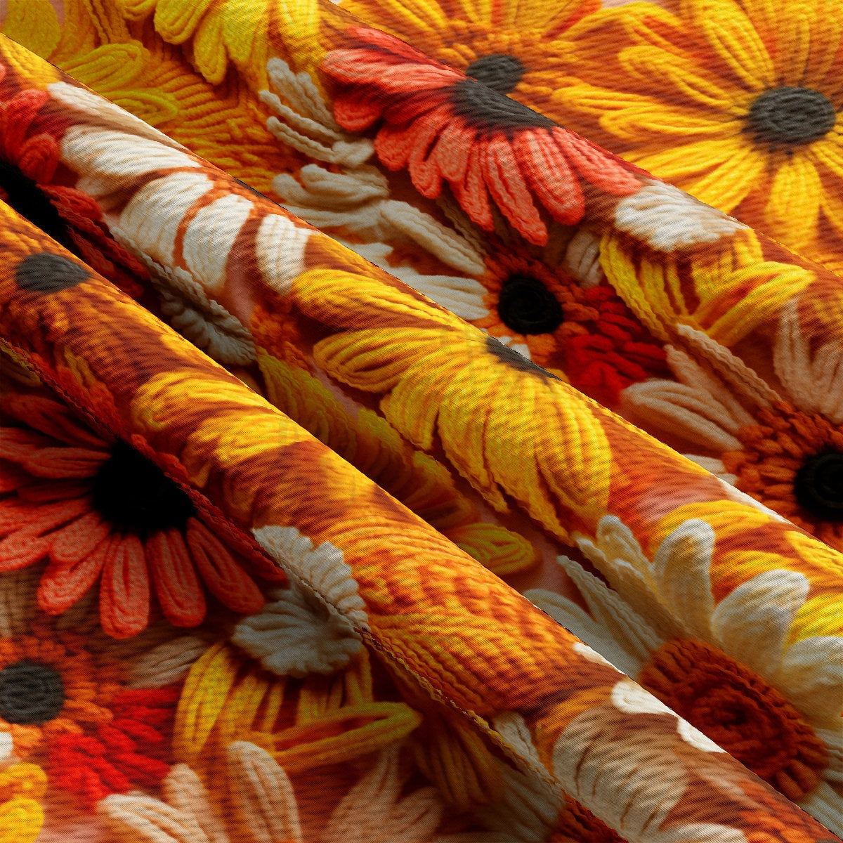 Bullet Textured Fabric  AA1924 flowers Embroidery