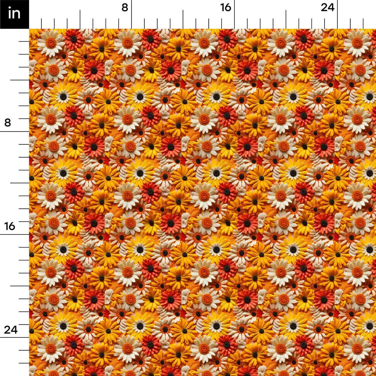 Bullet Textured Fabric  AA1924 flowers Embroidery