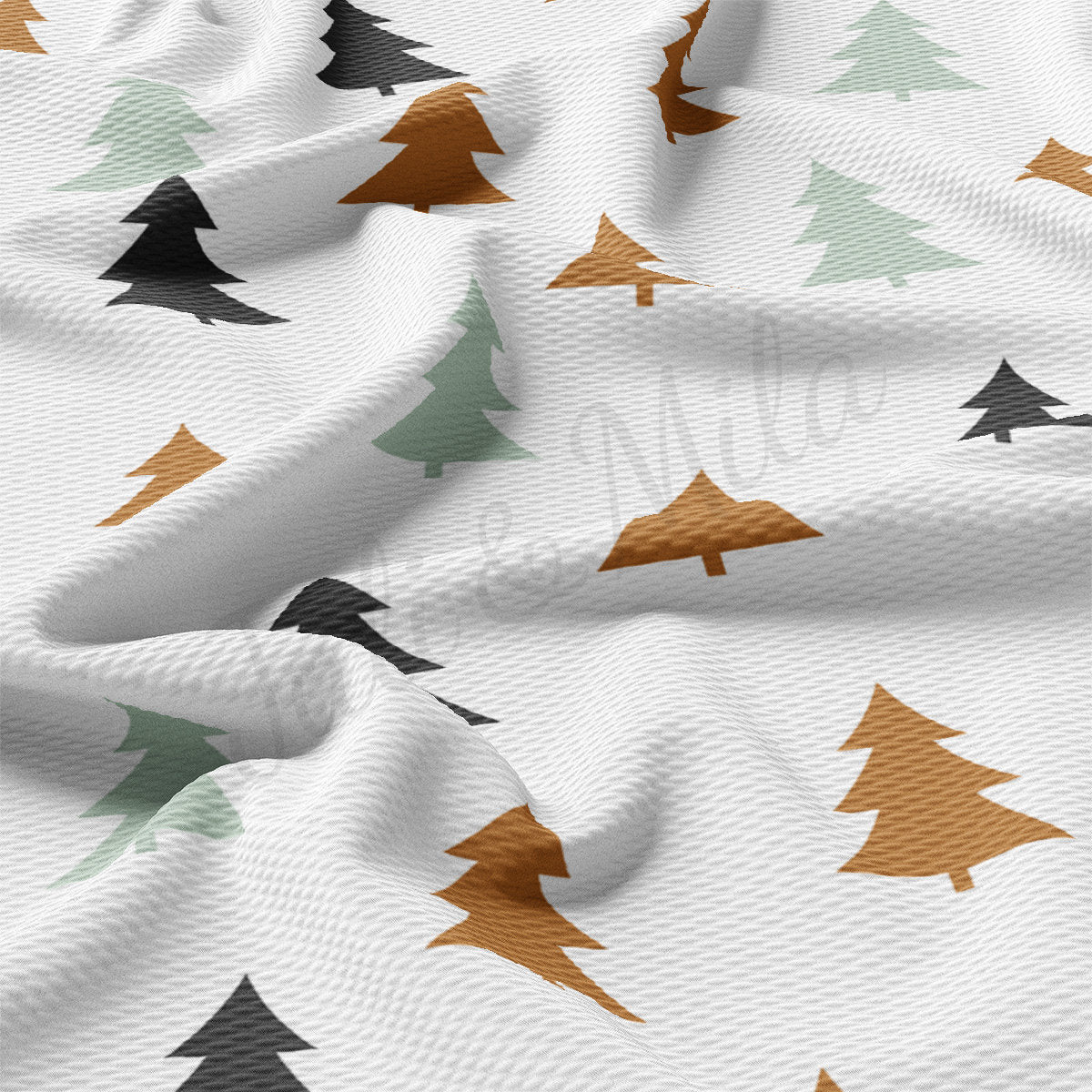 Christmas Trees  Bullet Textured Fabric AA1964 trees