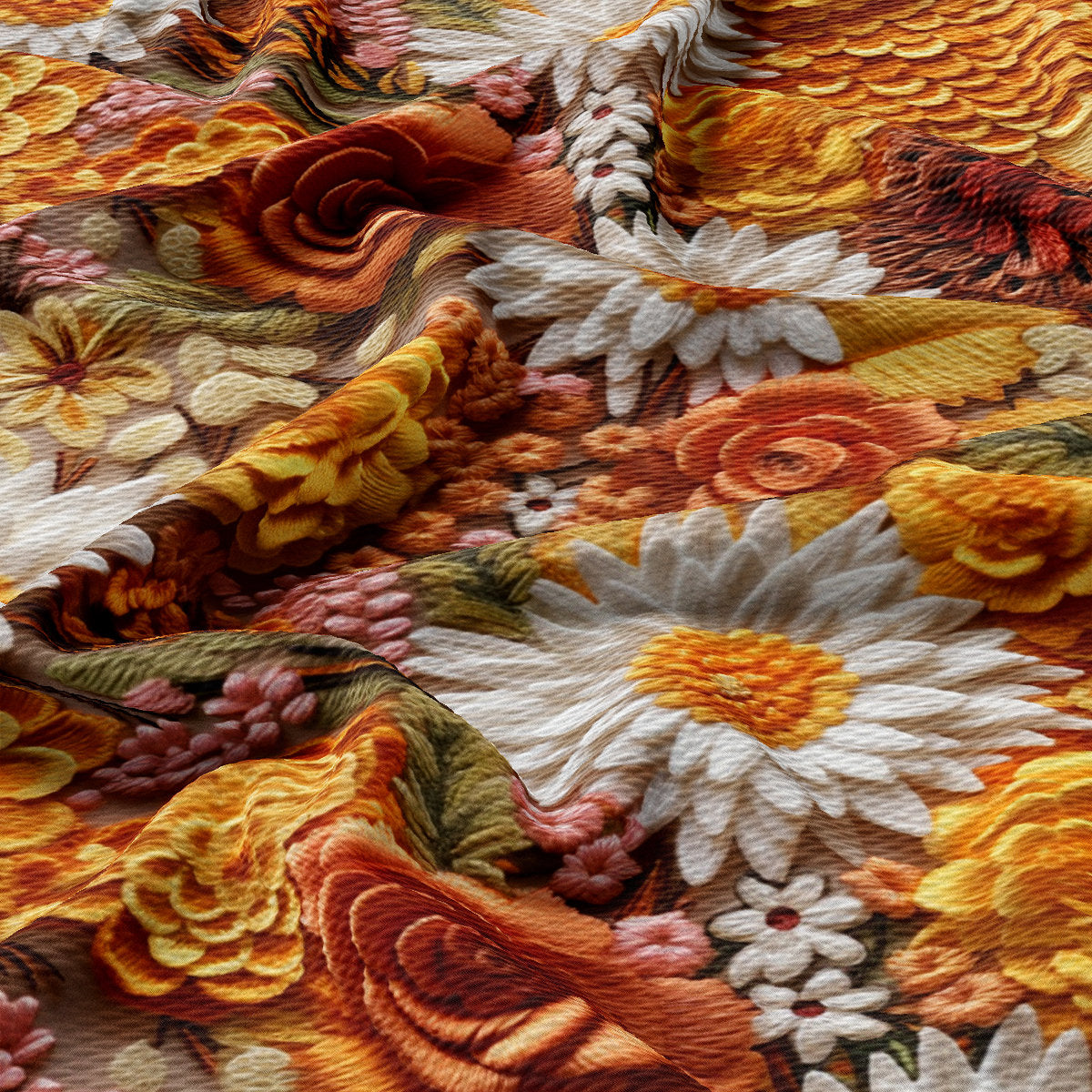 Autumn Fall Halloween  Bullet Textured Fabric AA1935