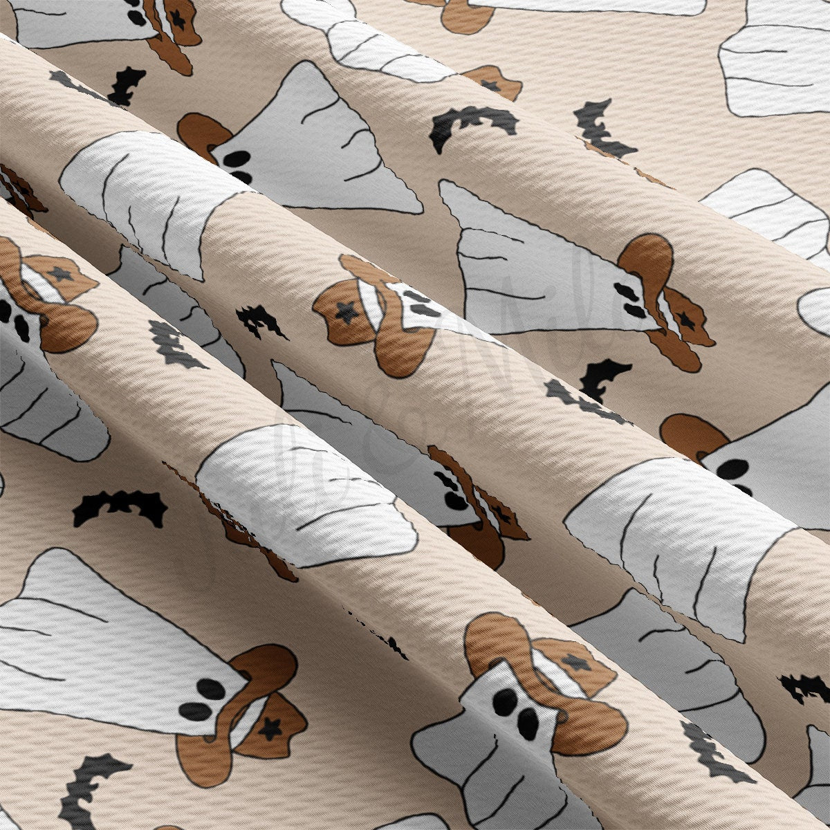 Fall Halloween l Bullet Textured Fabric AA1909 ghosts