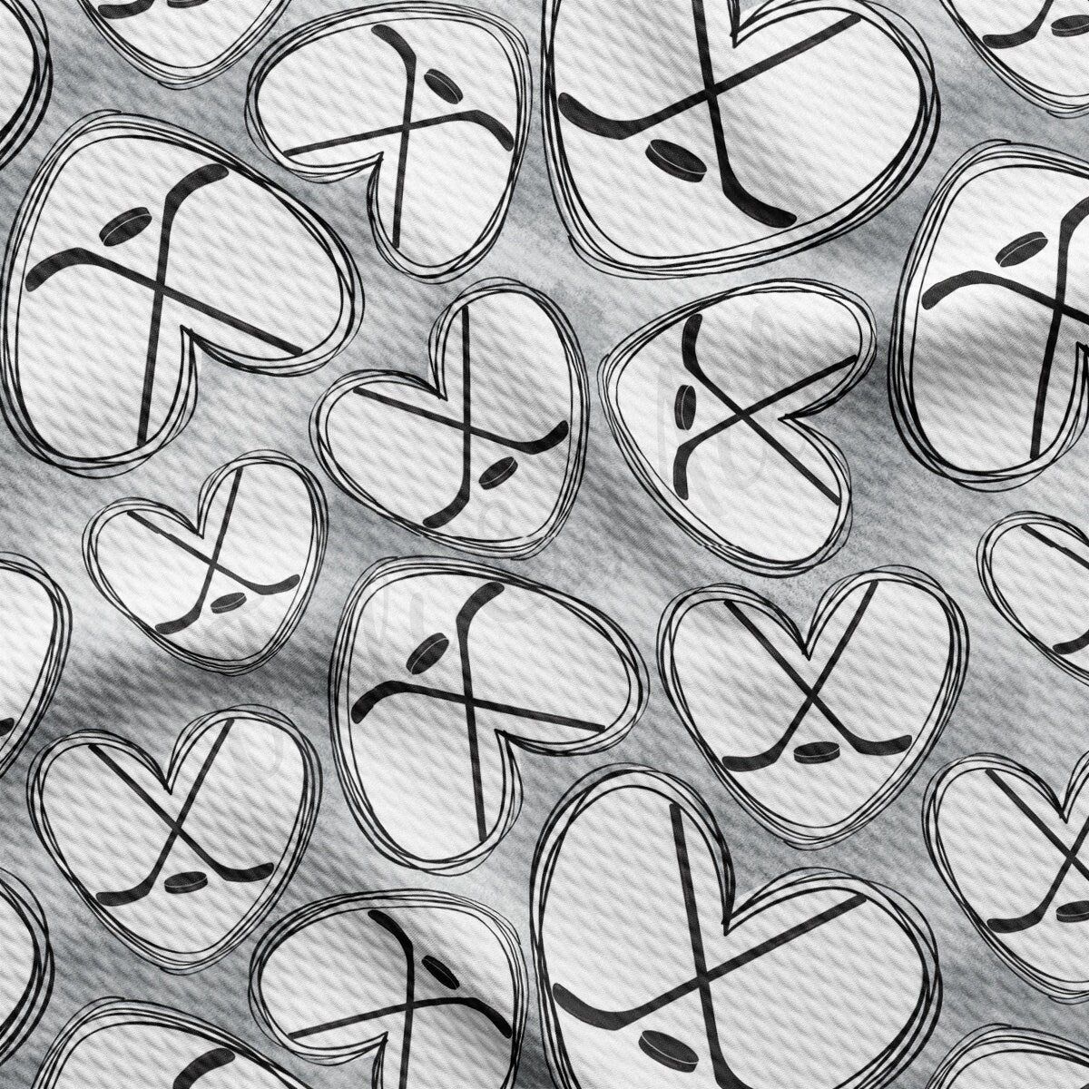 Hockey Bullet Textured Fabric AA1982