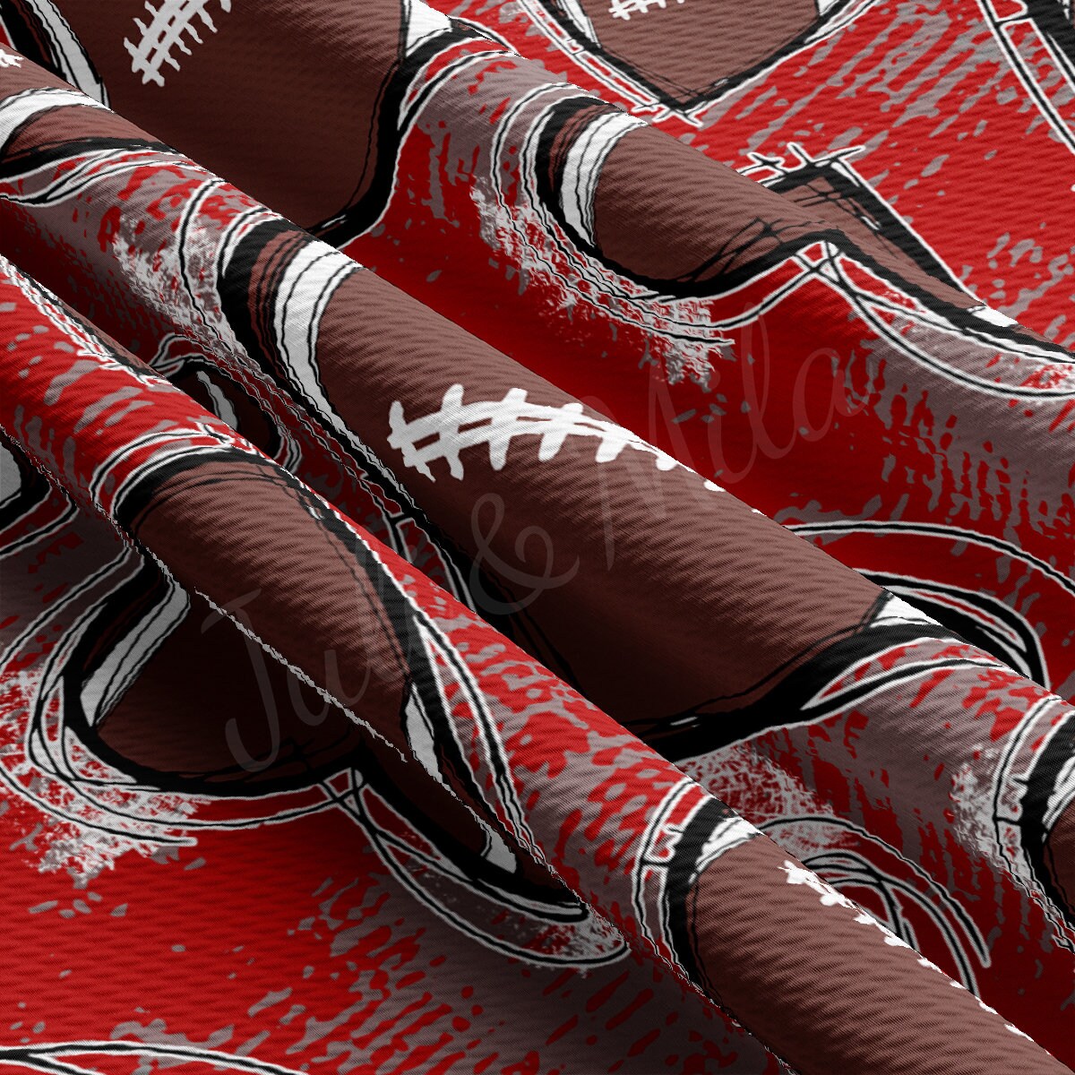 Football  Bullet Textured Fabric  AA1989