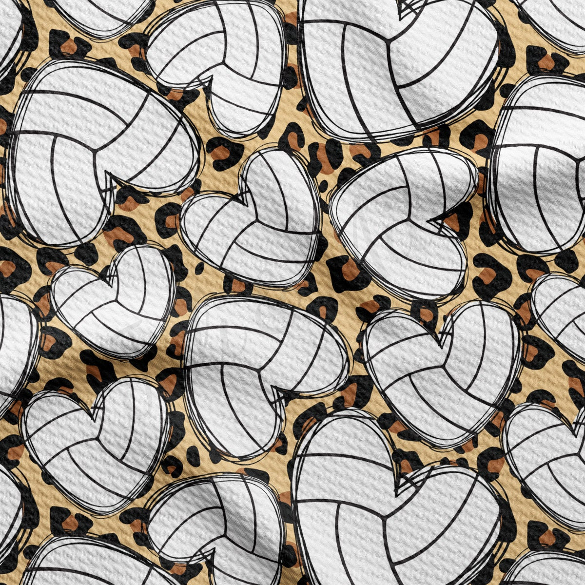 Volleyball Bullet Textured Fabric AA1996