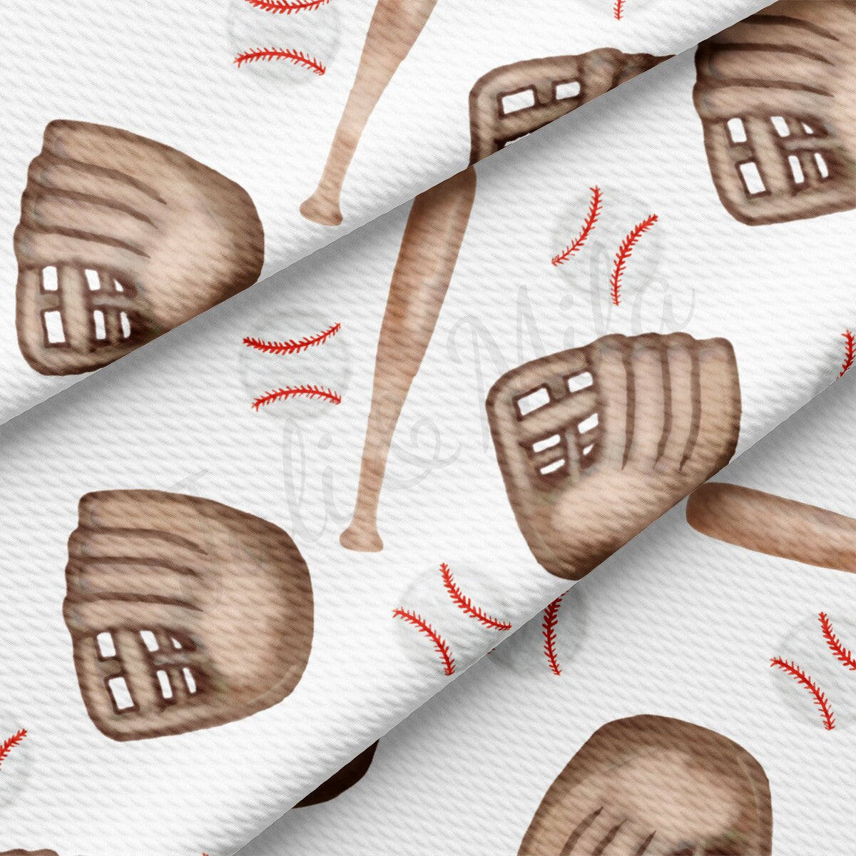 Baseball  Bullet Textured Fabric AA1997
