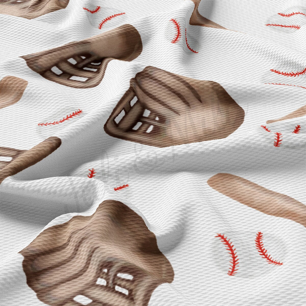 Baseball  Bullet Textured Fabric AA1997