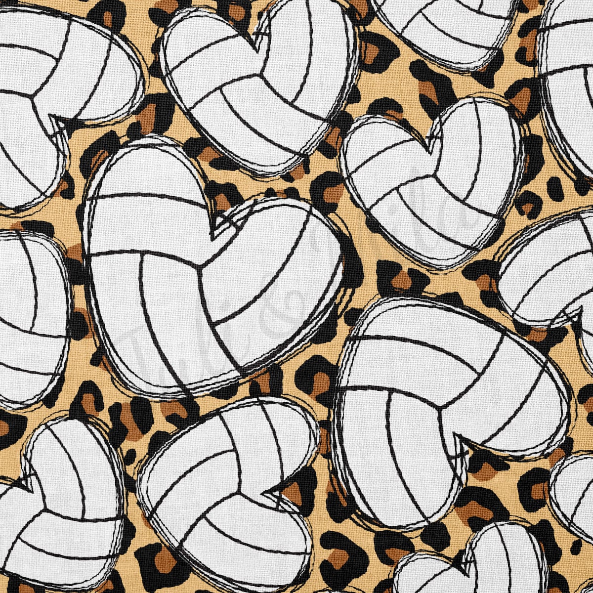 Volleyball 100% Cotton Fabric By the Yard Printed in USA Cotton Sateen -  Cotton Printed СTN1996 Sport