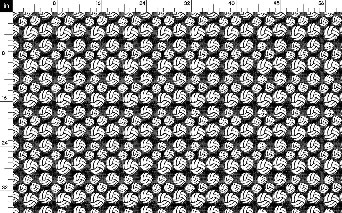 Volleyball 100% Cotton Fabric By the Yard Printed in USA Cotton Sateen -  Cotton Printed СTN1987 Sport