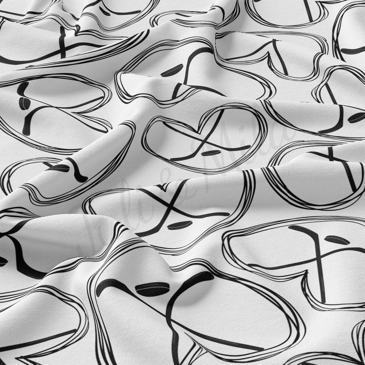 Hockey  Double Brushed Polyester Fabric  DBP1981