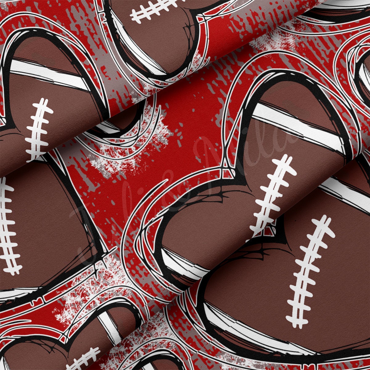 Football DBP Fabric Double Brushed Polyester DBP1989