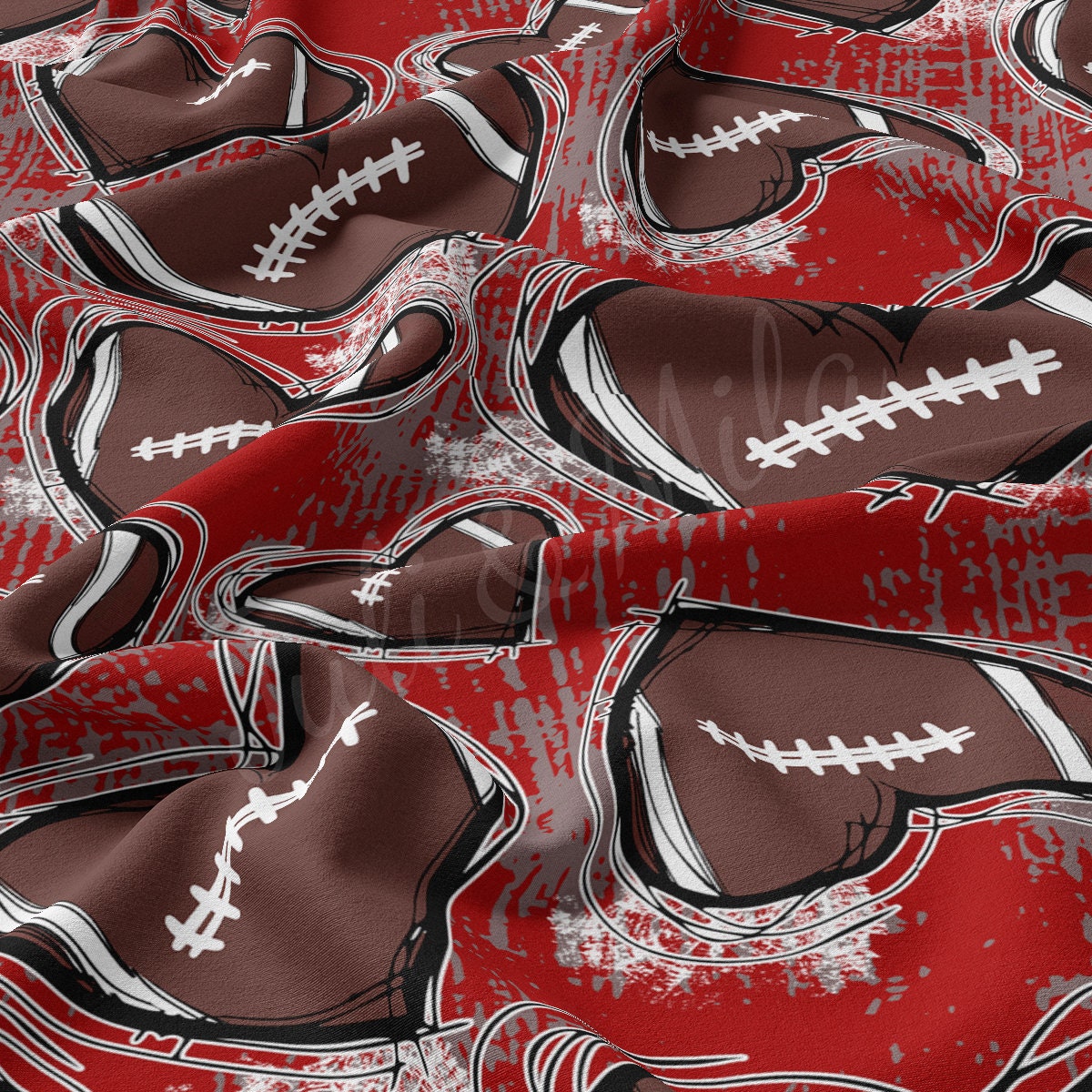Football DBP Fabric Double Brushed Polyester DBP1989