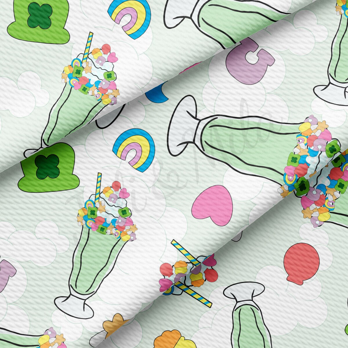 St. Patricks Day  Bullet Textured Fabric AA1985