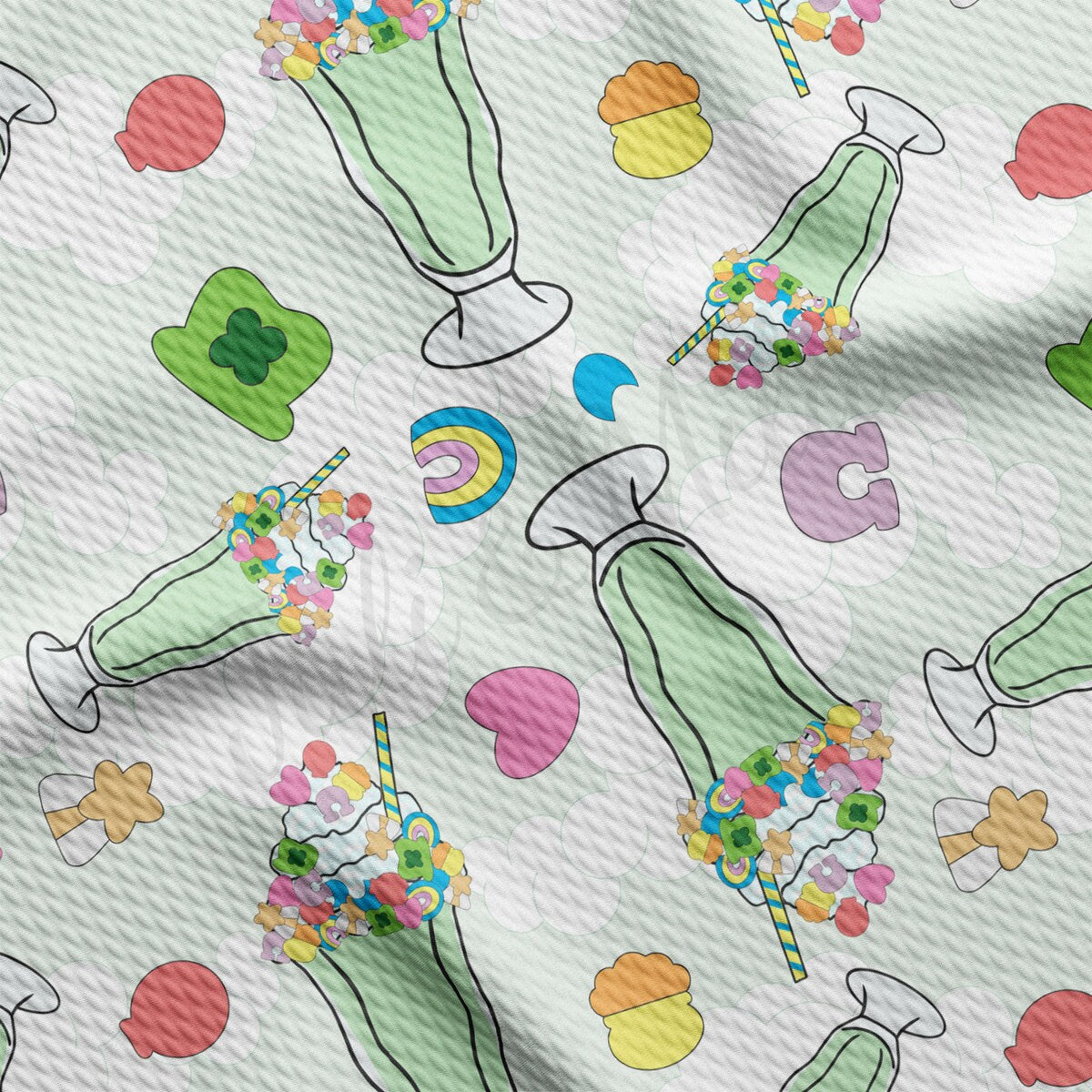 St. Patricks Day  Bullet Textured Fabric AA1985