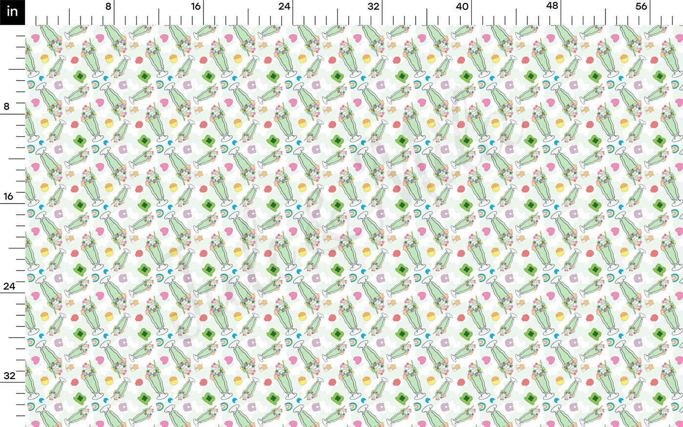 St. Patricks Day  Bullet Textured Fabric AA1985