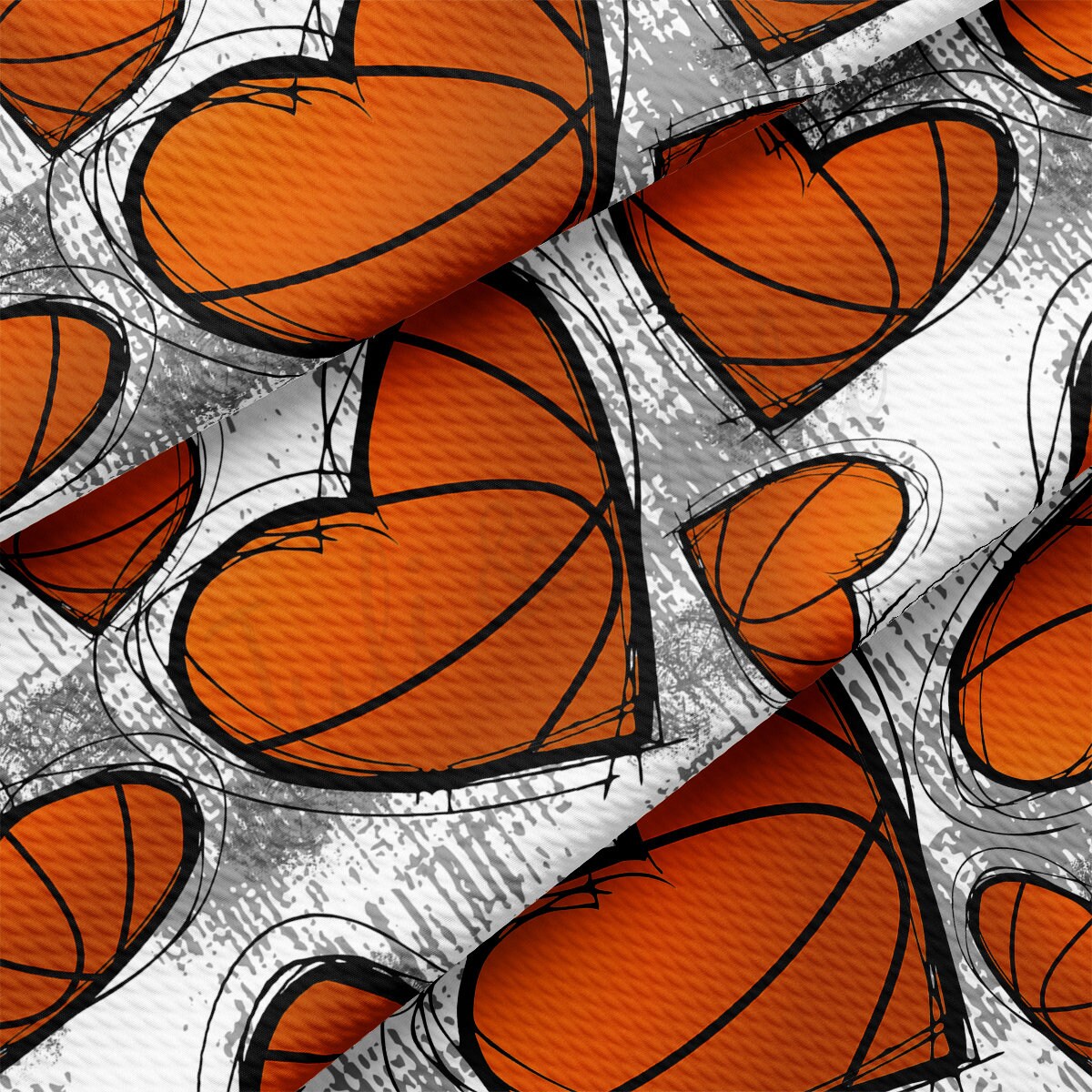 Basketball Bullet Textured Fabric AA1988