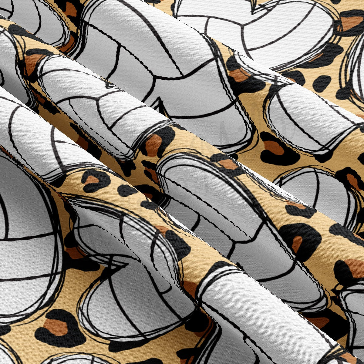 Volleyball Bullet Textured Fabric AA1996