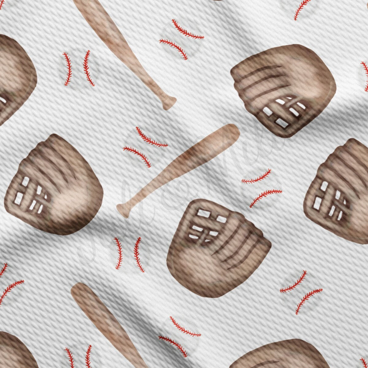 Baseball  Bullet Textured Fabric AA1997