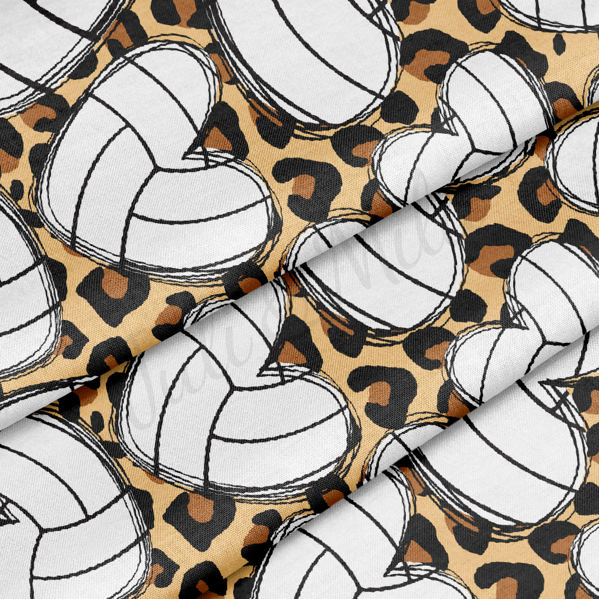 Volleyball 100% Cotton Fabric By the Yard Printed in USA Cotton Sateen -  Cotton Printed СTN1996 Sport