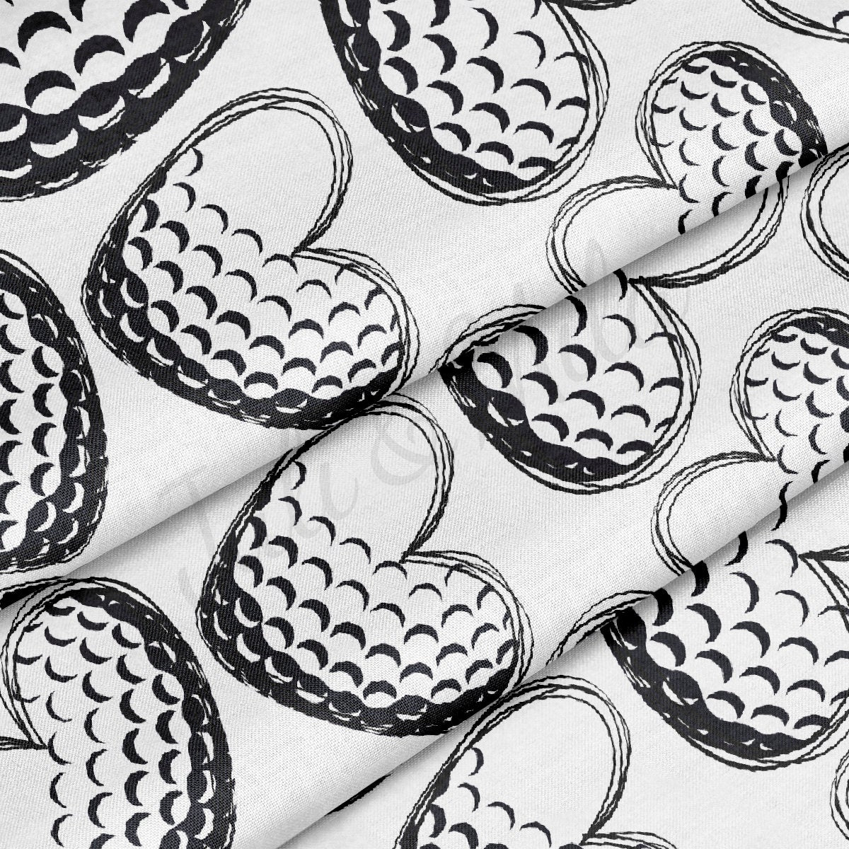 Golf 100% Cotton Fabric By the Yard Printed in USA Cotton Sateen -  Cotton Printed СTN1980 Sport
