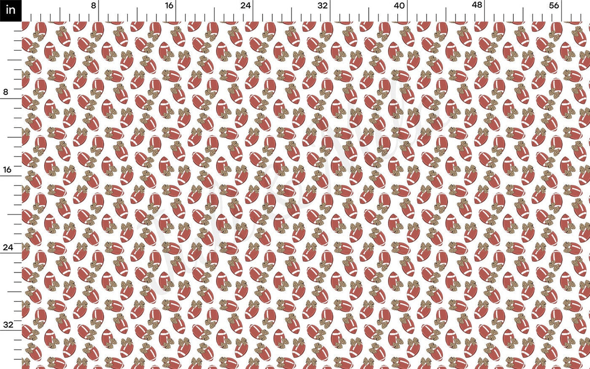 Football 100% Cotton Fabric By the Yard Printed in USA Cotton Sateen -  Cotton Printed СTN1986 Sport