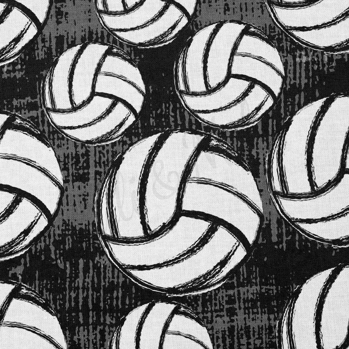 Volleyball 100% Cotton Fabric By the Yard Printed in USA Cotton Sateen -  Cotton Printed СTN1987 Sport