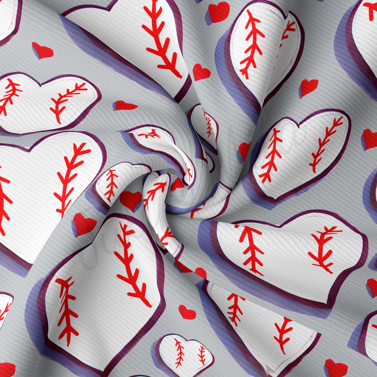 Baseball Rib Knit Fabric  RBK1972