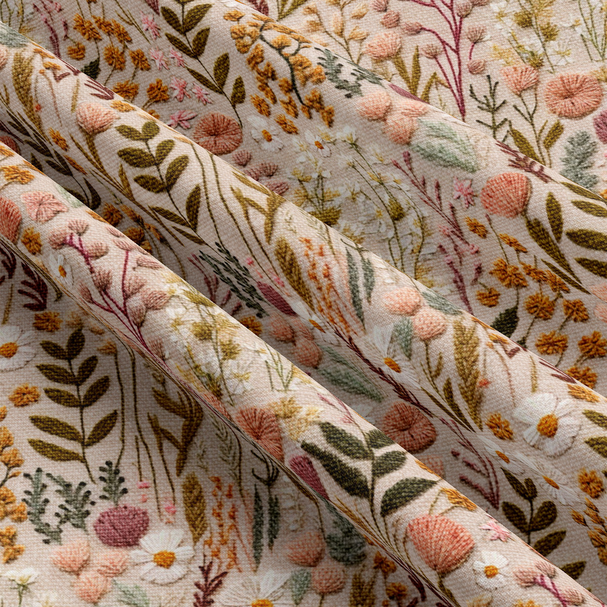 Floral Double Brushed Polyester Fabric DBP1979