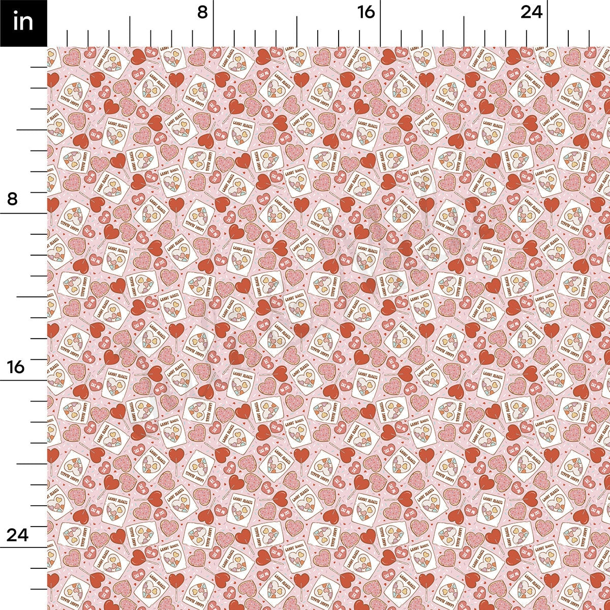 DBP Fabric Double Brushed Polyester DBP2089 Valentine's Day