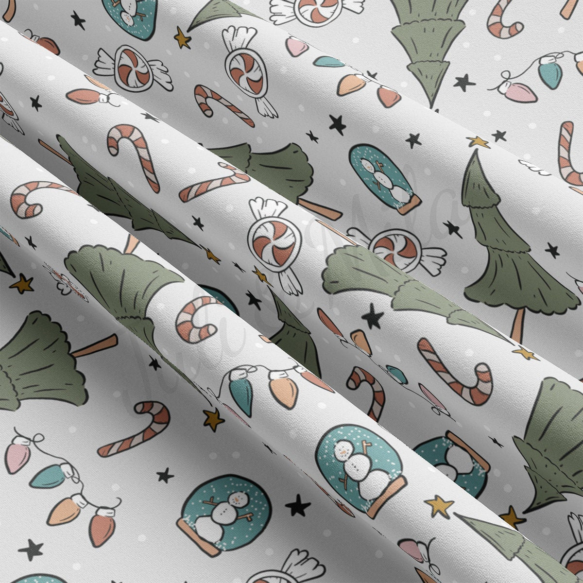 DBP Fabric Double Brushed Polyester DBP2100 Christmas
