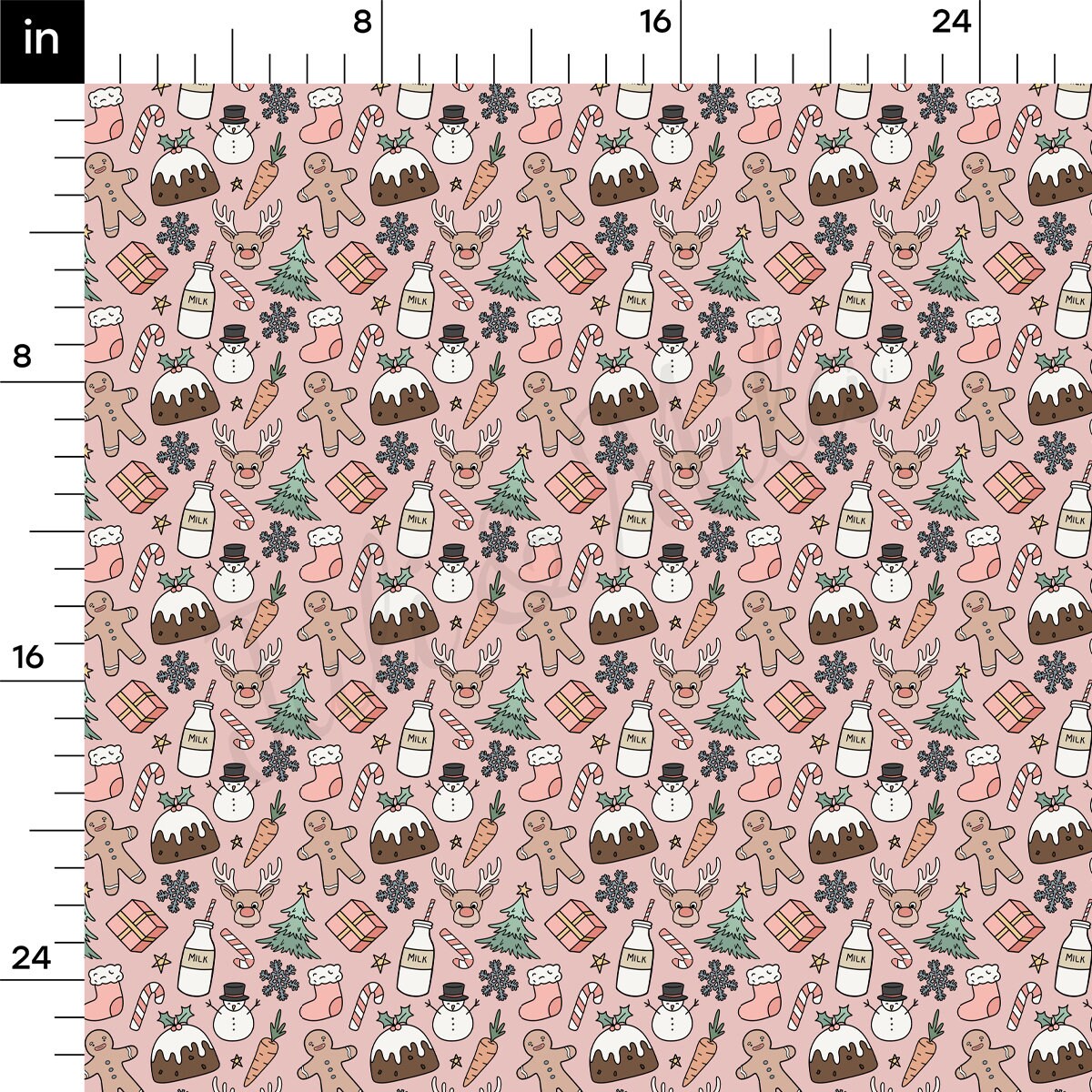 DBP Fabric Double Brushed Polyester DBP2102 Christmas